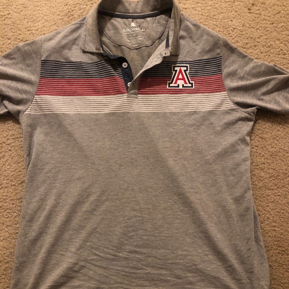 A t-shirt with the letter A on it